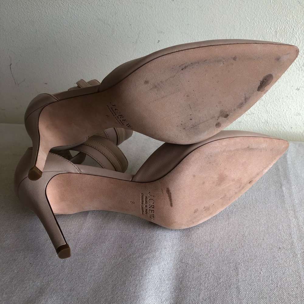 J.Crew Women's Nude Leather Sandal - Picture 4 of 7
